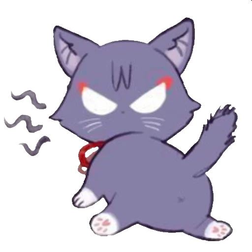 Telegram Sticker «Cat Scaramouche» 👿
