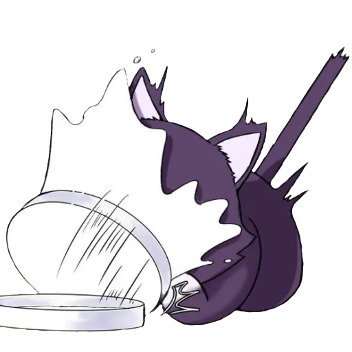 Telegram stiker «Cat Scaramouche» 🥛