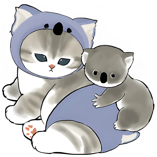Telegram stiker «Котята в костюмах » 🤗
