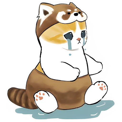 Telegram Sticker «Котята в костюмах» 😭