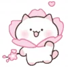 Telegram emoji Kitten Flowery