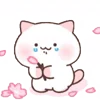 Емодзі телеграм Kitten Flowery