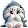 Емодзі Telegram «Пушистые акулы» 🤭