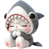 Емодзі Telegram «Пушистые акулы» ☺️