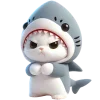 Емодзі Telegram «Пушистые акулы» 😤