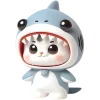 Емодзі Telegram «Пушистые акулы» 😊