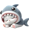 Емодзі Пушистые акулы 😴