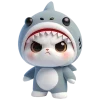 Емодзі Telegram «Пушистые акулы» 😠