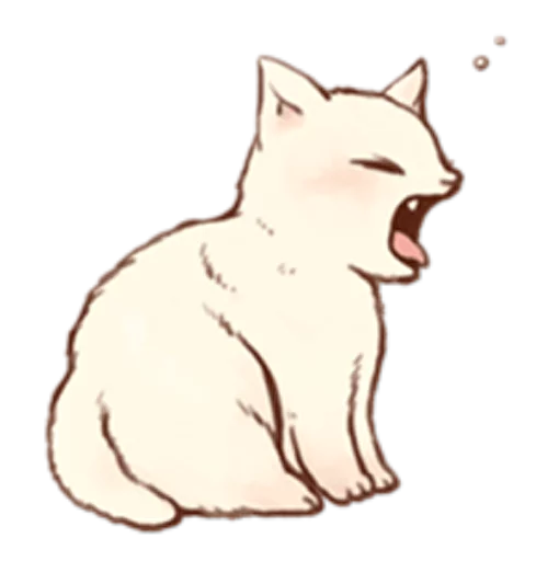Telegram stiker «Kitten daily 🐈» 😪