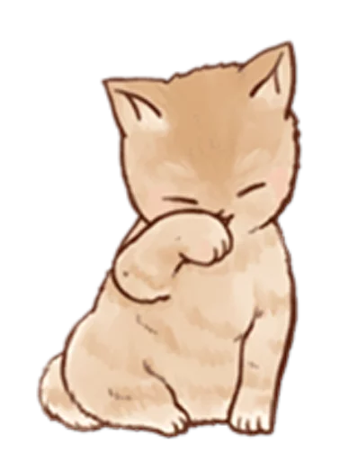 Telegram Sticker «Kitten daily 🐈» 😁