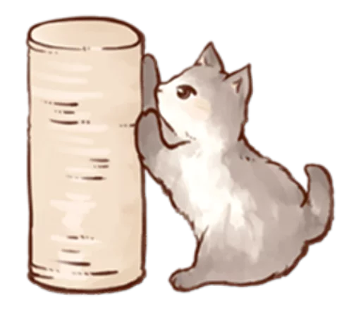 Telegram Sticker «Kitten daily 🐈» 🐈