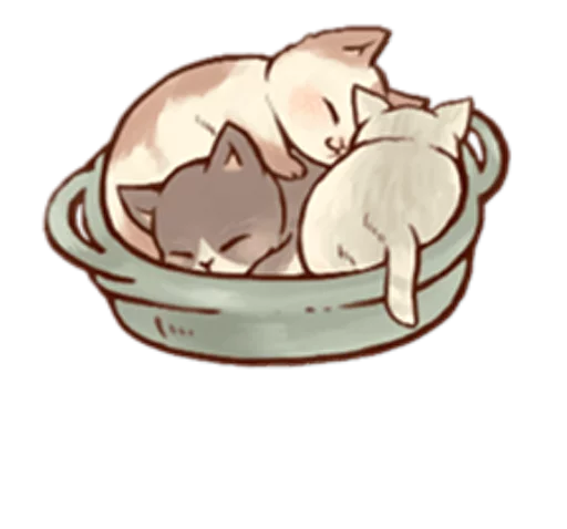 Telegram Sticker «Kitten daily 🐈» 😴
