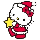 Telegram emoji Kitty Xmas