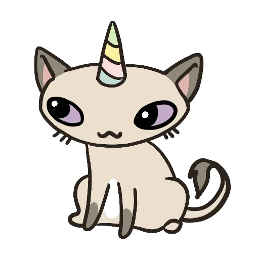 Telegram Sticker «Kittycorn» 🐈‍⬛