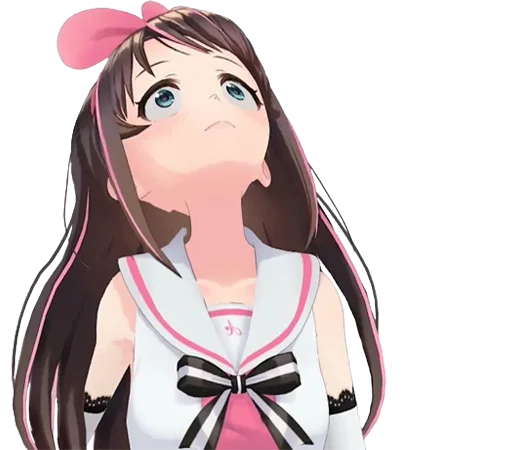 Стикер Kizuna Ai ❤️ 🙄