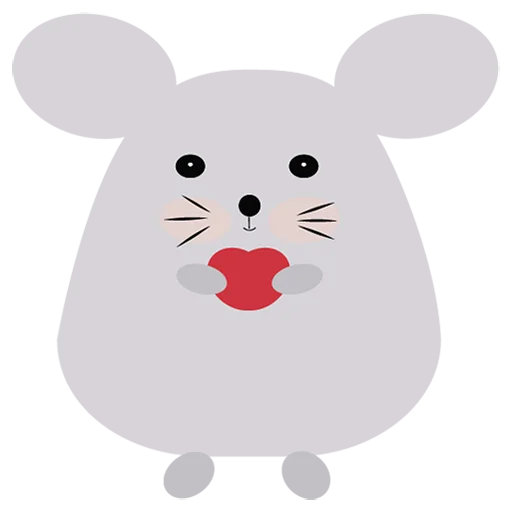 Cute mouse stiker ❤️