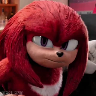 Видео стикеры телеграм Knuckles