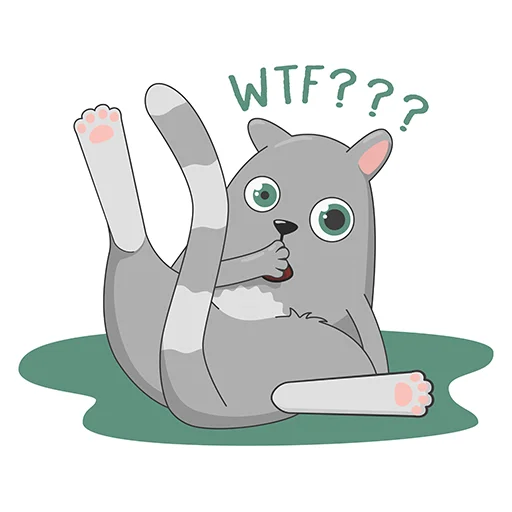 Telegram Sticker «Котики» 😳