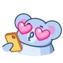 Telegram emoji Koala Alla