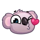 Стикер Koala Emoji 😘