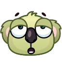 Стикер Koala Emoji 🤢