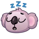 Стікер Koala Emoji 😴