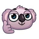 Стікер Koala Emoji 🤙