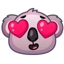 Емодзі телеграм Koala Emoji