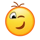 Стикер Retro Kolobok Emoji 😉