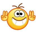 Эмодзи Retro Kolobok Emoji  😬