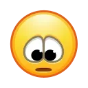 Retro Kolobok Emoji emoji 🥺