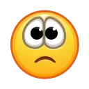 Стикер Retro Kolobok Emoji 🤧