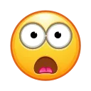 Стикер Retro Kolobok Emoji 😳