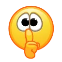 Эмодзи Retro Kolobok Emoji  🤫