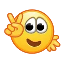 Эмодзи Retro Kolobok Emoji  ✌️