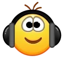 Эмодзи Retro Kolobok Emoji  🎧