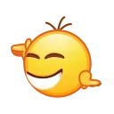 Стикер Retro Kolobok Emoji 💃