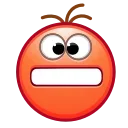 Эмодзи Retro Kolobok Emoji 😡