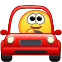 Эмодзи Retro Kolobok Emoji  🚗