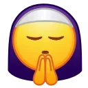 Емодзі Retro Kolobok Emoji 🙏