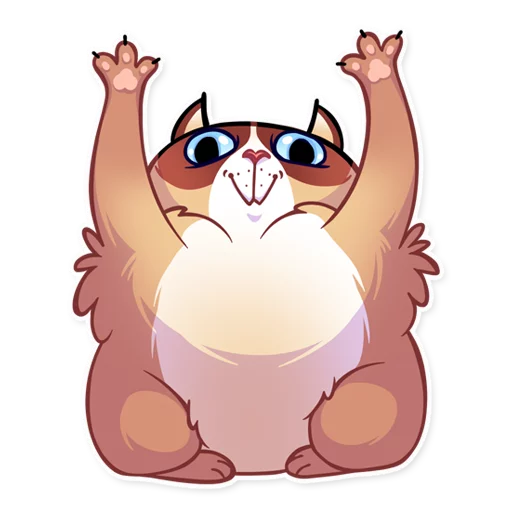 Telegram Sticker «Кooky Сat» 