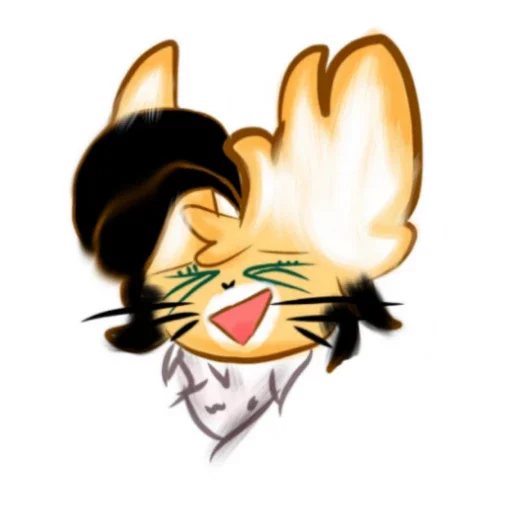 Стікер Telegram «Кошка Пчелка» 😆
