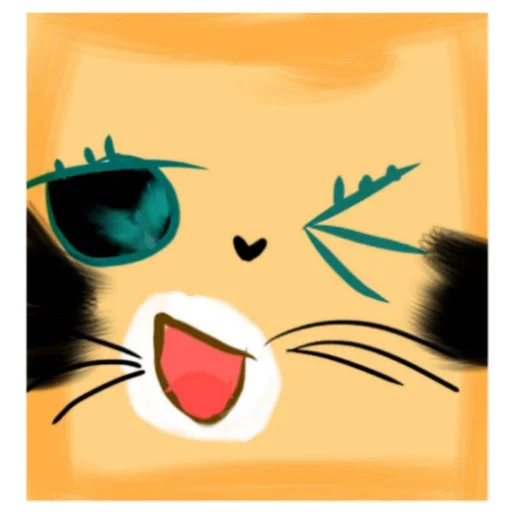Telegram Sticker «Кошка Пчелка» 😉
