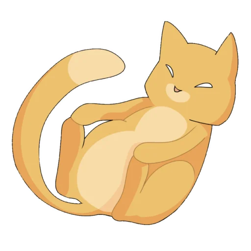 Стикер Telegram «Cat >:D» 😄