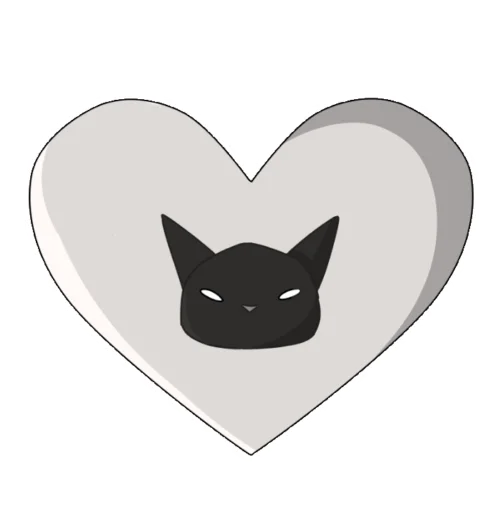 Стикер Telegram «Cat >:D» 🥰