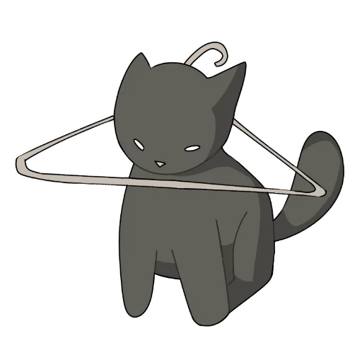 Стикер Telegram «Cat >:D» 😭