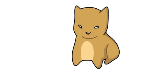 Стикер Telegram «Cat >:D» 😶