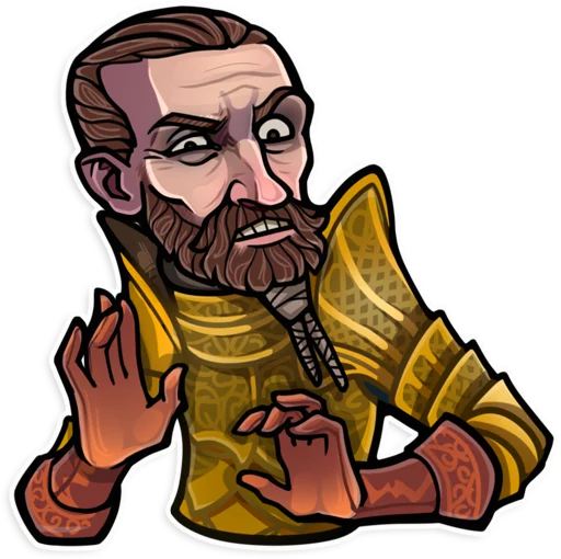 Telegram Sticker «God of War» 