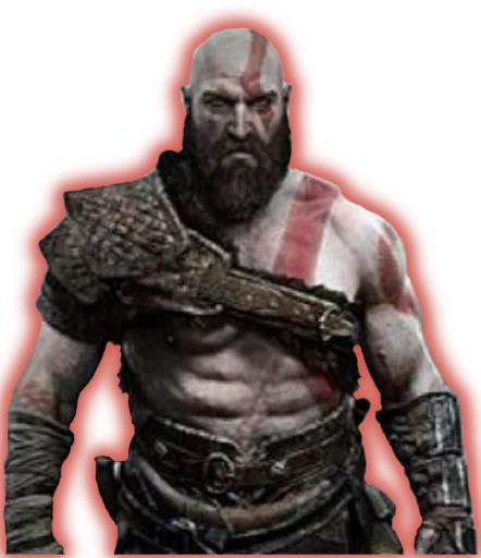 Telegram stiker «Kratos» 😠
