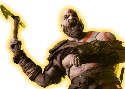 Telegram stiker «Kratos» 👊